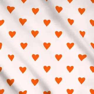 Meterware Muster Rote Herzen