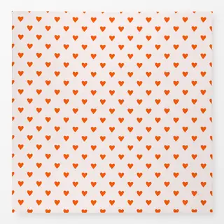 Tischdecke Muster Rote Herzen