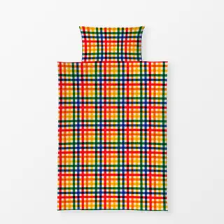 Bettwäsche Plaid Bunt Multicolor