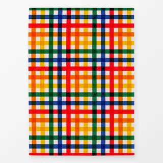 Geschirrtücher Plaid Bunt Multicolor
