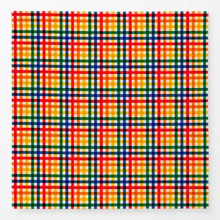 Tischdecke Plaid Bunt Multicolor