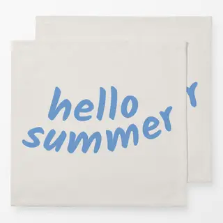 Servietten Hello Summer Blue