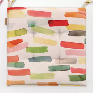 Sitzkissen Aquarell Pinselstriche Herbst