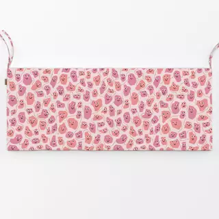 Bankauflage Giraffe lustig pink koralle