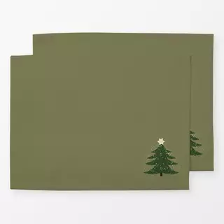 Tischset Tannenbaum Grün
