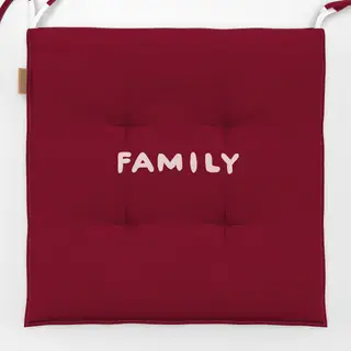 Sitzkissen Picnic Typo Family