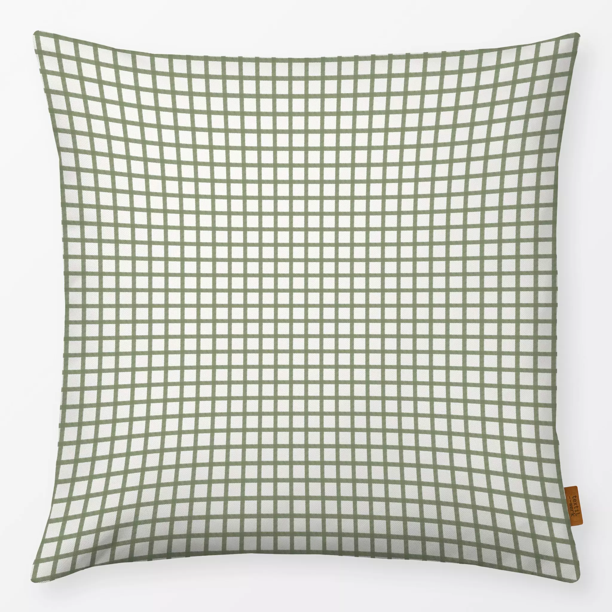 Kissen Kissen Small Checks Green