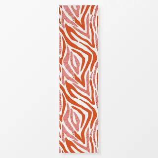 Tischläufer Zebramuster orange