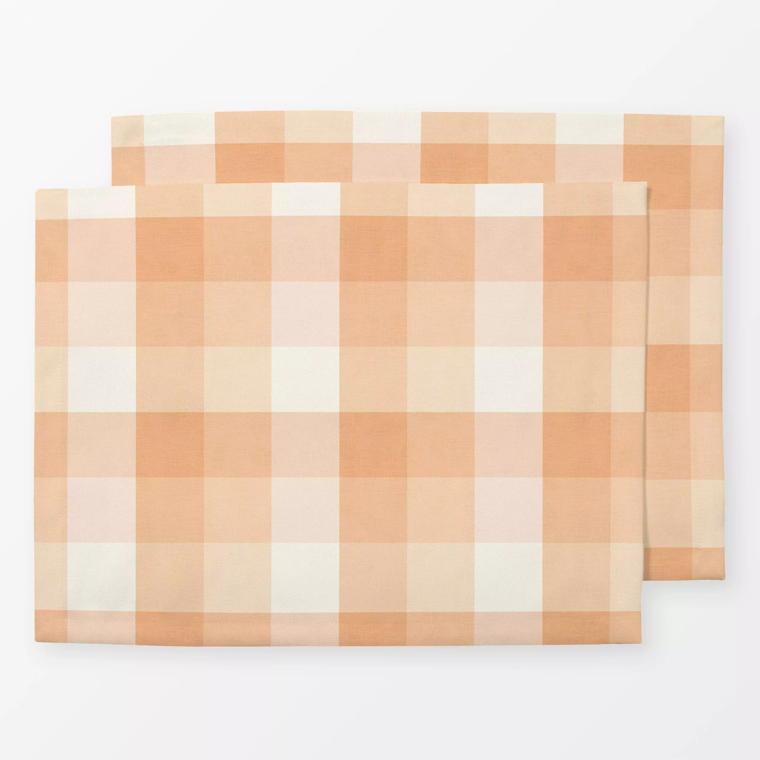 Tischset Boho Retro Buffalo checks II - Sommer, Symbole & Muster, Retro & Vintage - von „Bloomery Decor"; boho, Retro, Sonne...