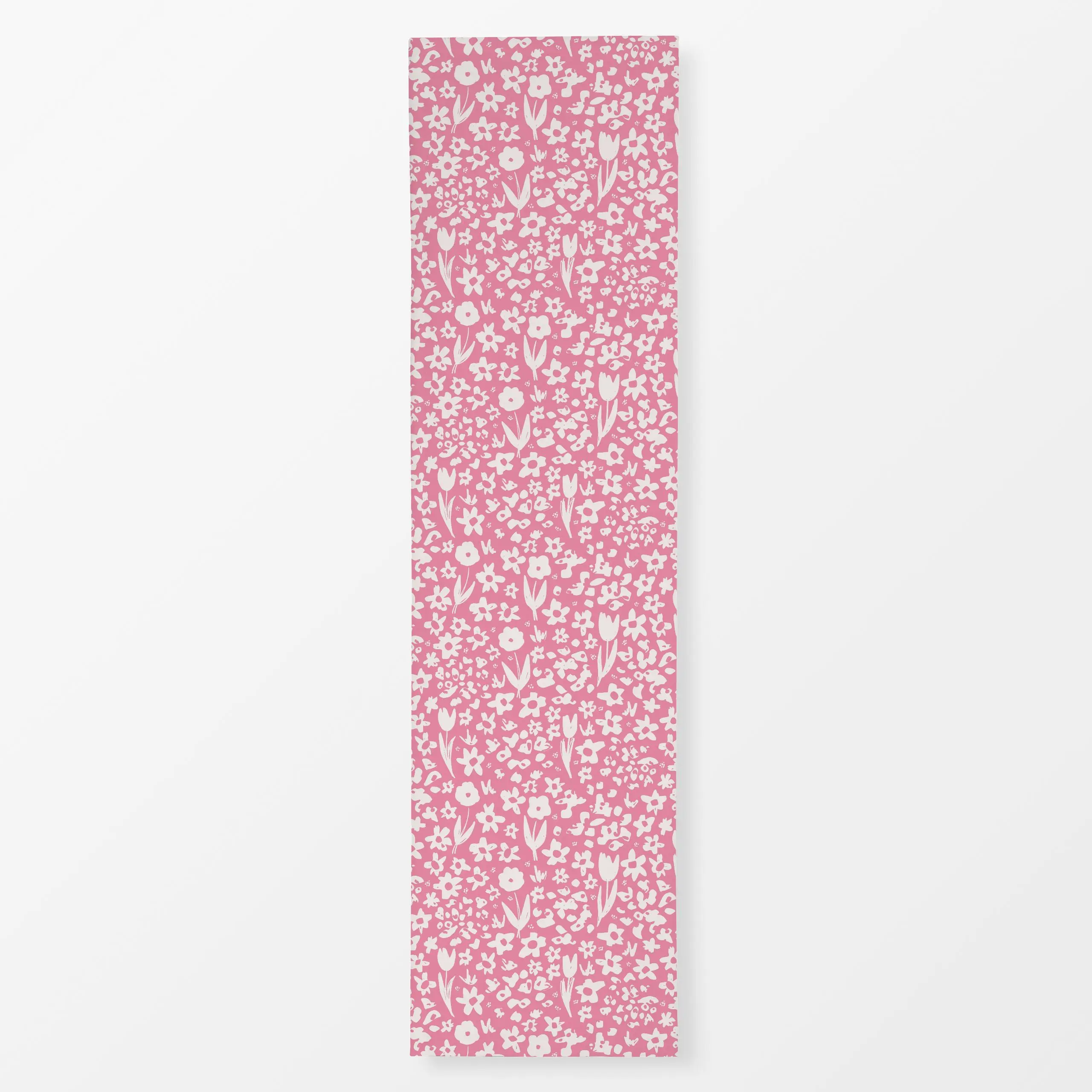 Tischläufer Blumen Muster Spring Pink, Blumen, Ostern, von Kathrin Woo