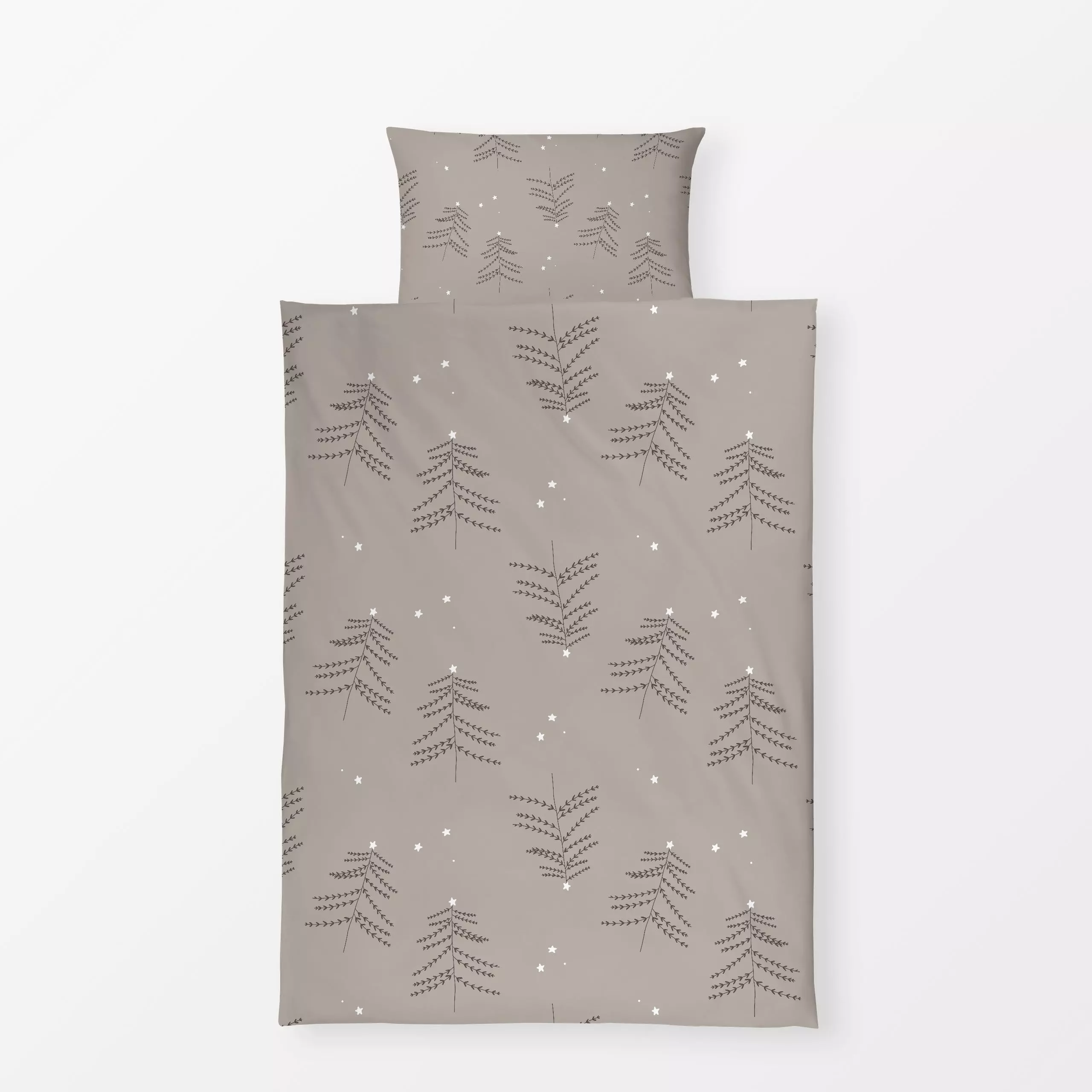 Bettwäsche Tree Pattern - Weihnachten, Winter, Express - von „Kruth Design"; skandinavisch, Weihnachtsbaum, Weihnachten, Sca...
