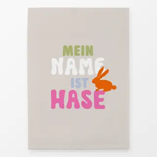 Geschirrtücher Mein Name ist Hase Beige