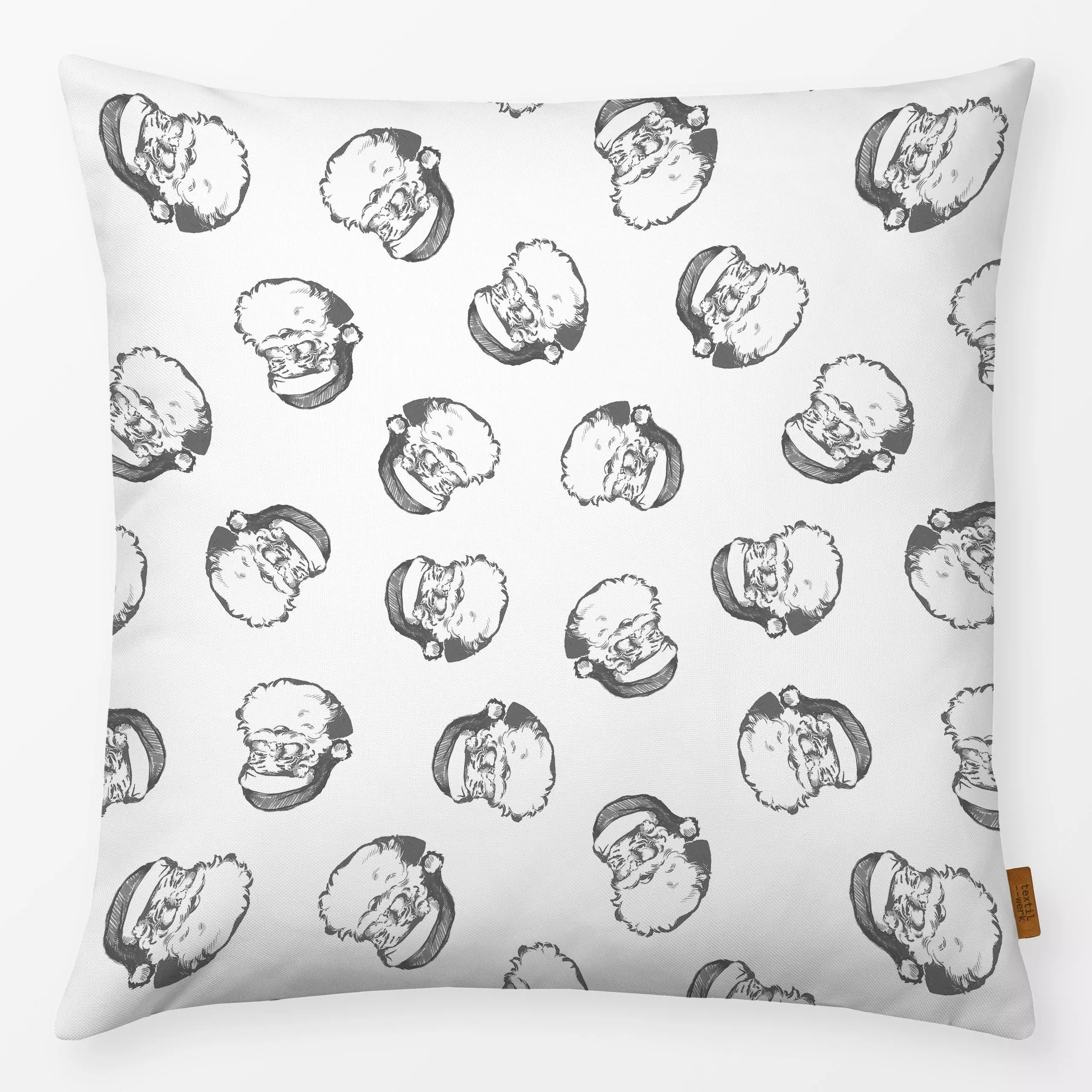 Kissen Weihnachtsmänner - Weihnachten, Winter, Anlässe - von „Studio Kesse x sweetlivinginterior"; Weihnachtsmann, Weihnacht...