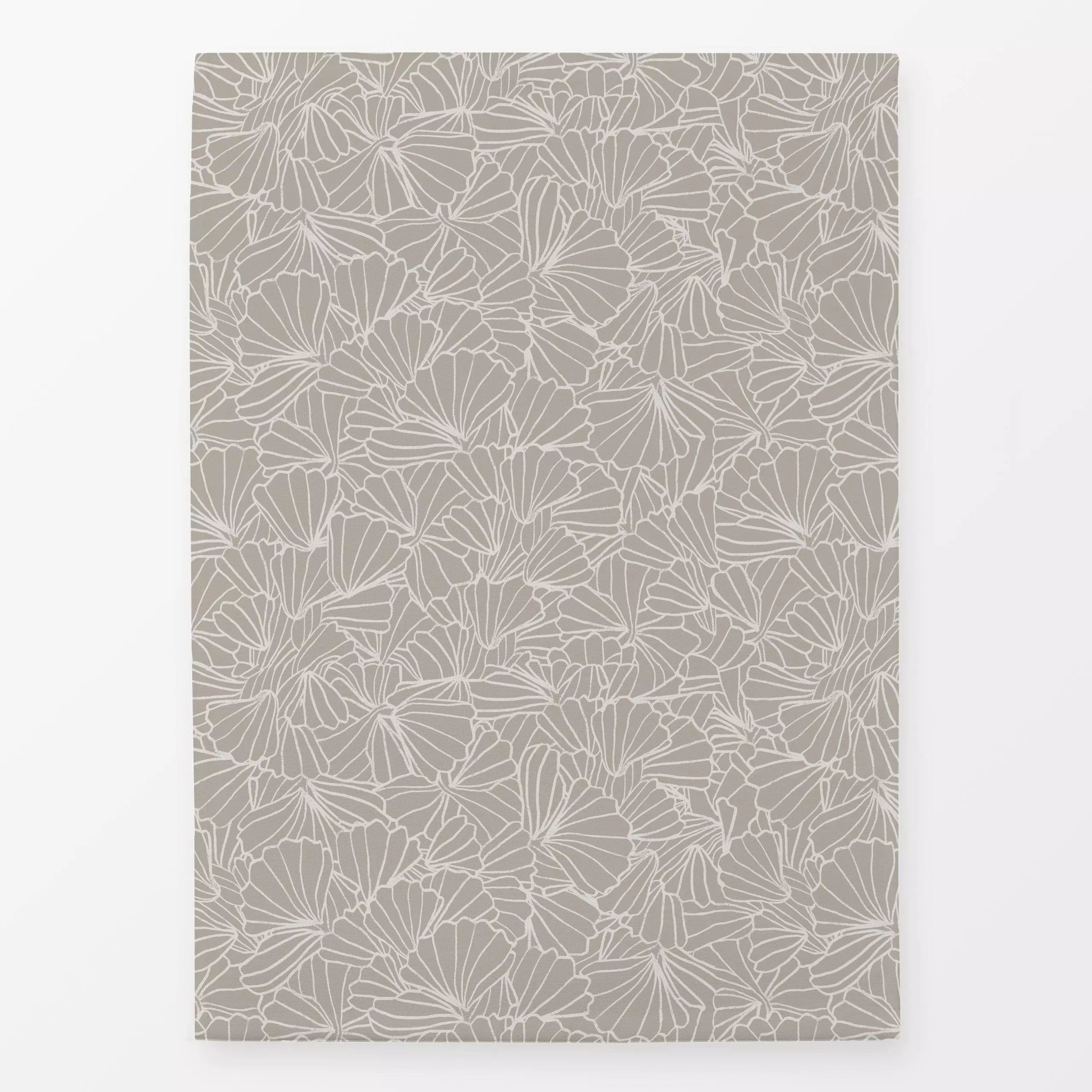 Geschirrtücher Muscheln Beige Dunkel - Natur & Landschaft, Sommer, Symbole & Muster - von „textilwerk x hejmelig"; Strand, b...