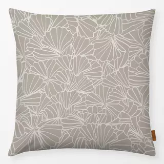 Kissen Muscheln Beige Dunkel