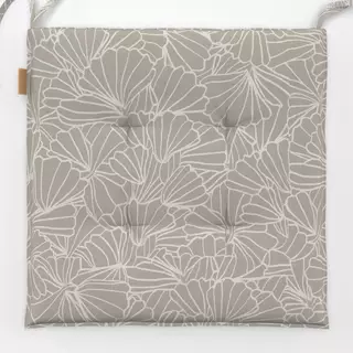 Sitzkissen Muscheln Beige Dunkel