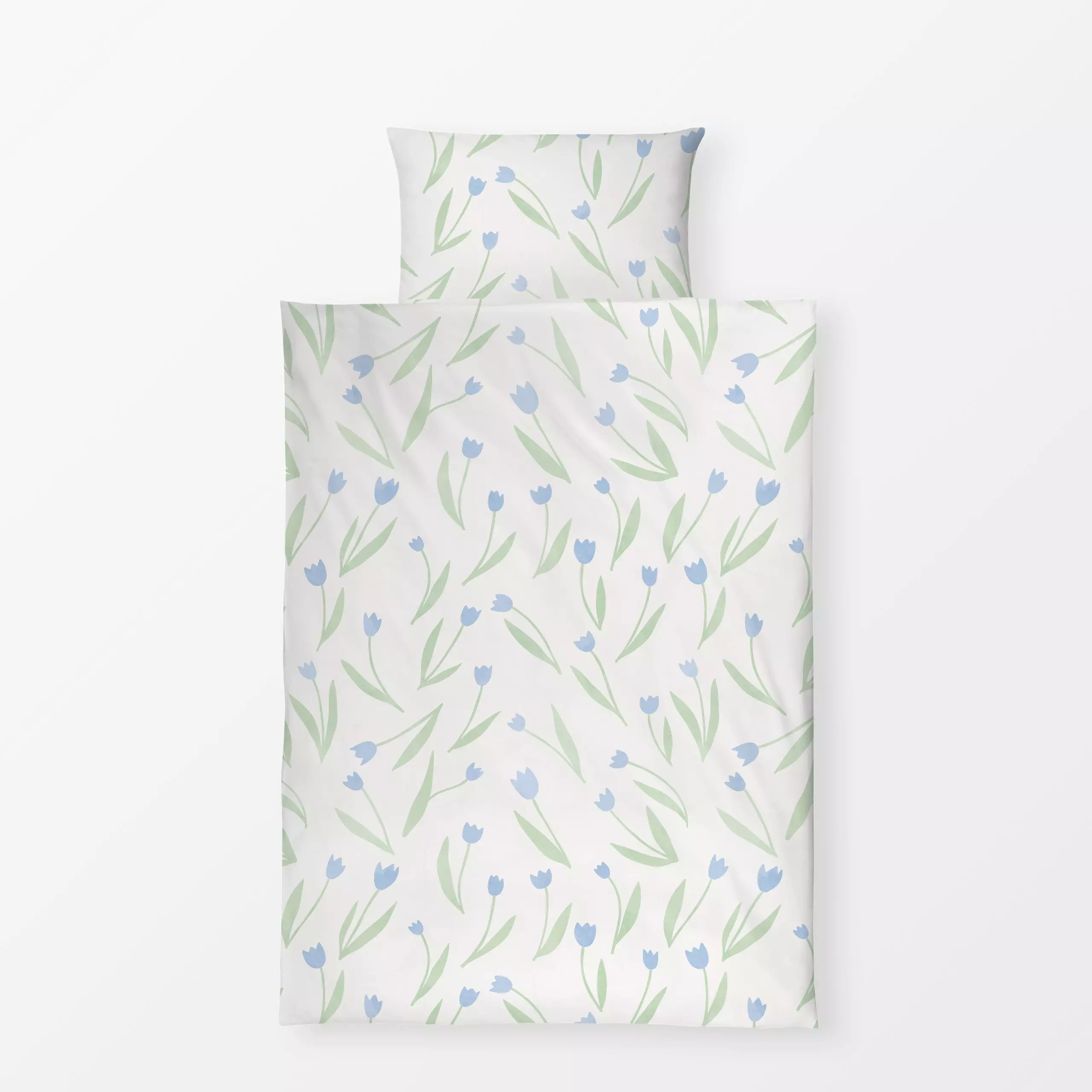 Bettwäsche Tulpen - Blumen & Florales, Frühling, Anlässe, Ostern - von „Studio Kesse"; Blumen, Tulpen, Wildblumen, Ostern, l...