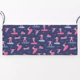 Bankauflage Girl-Surfers