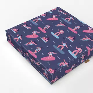 Bodenkissen Girl-Surfers