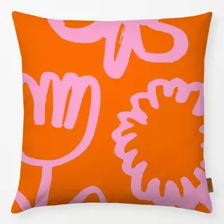 Kissen Große Blumen