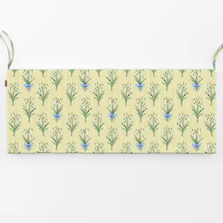 Bankauflage Schneeglöckchen gelb