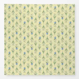 Tischdecke Schneeglöckchen gelb