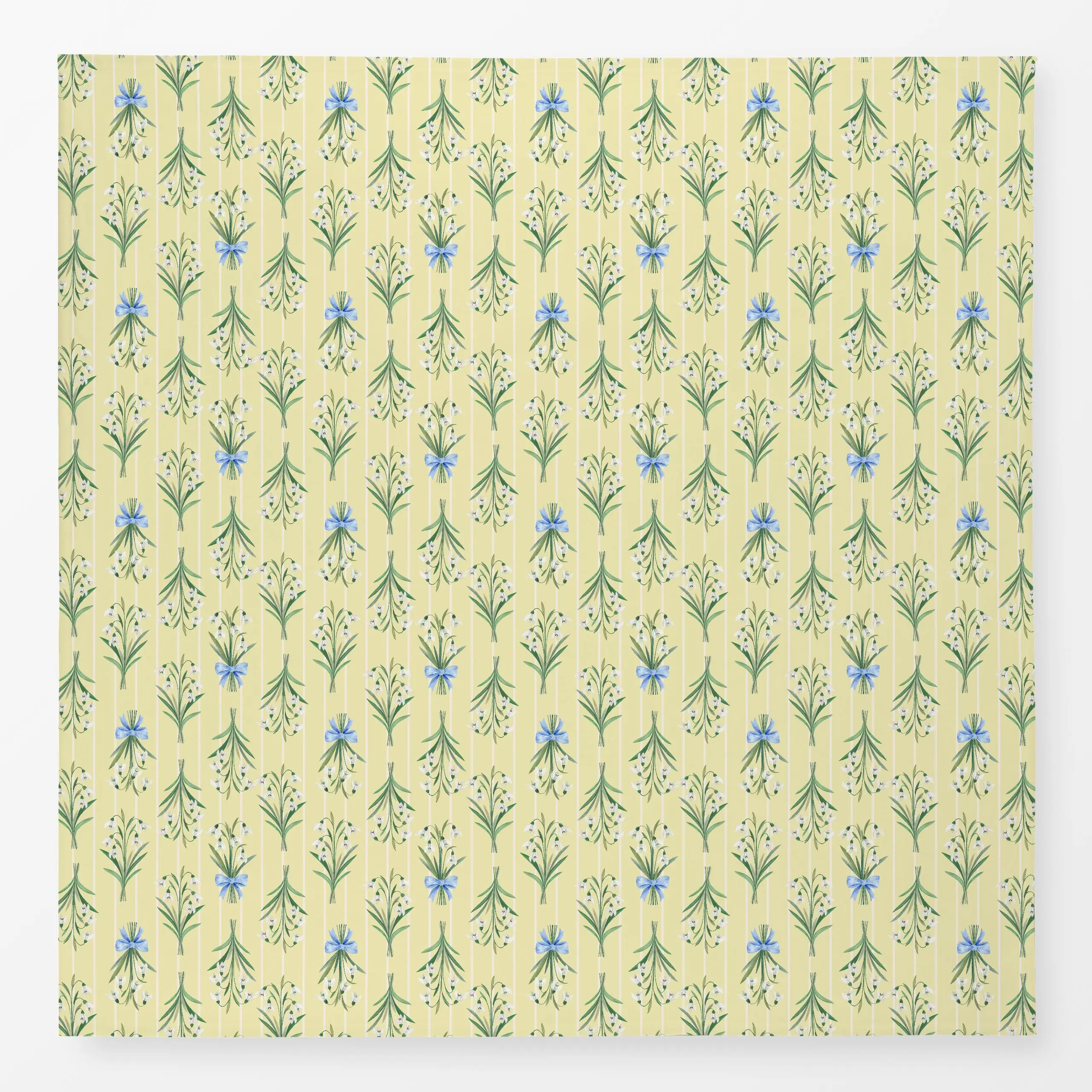 Tischdecke Schneeglöckchen gelb, Blumen, Ostern, von Katrin Graff