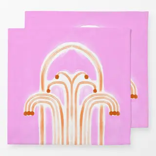 Servietten Fliese Pink