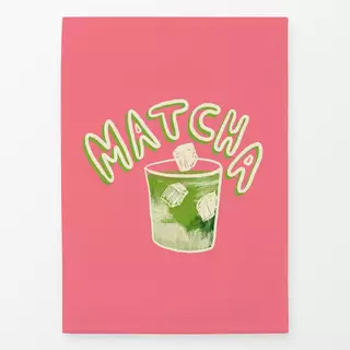 Geschirrtuch Matcha rosa