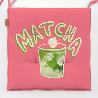 Sitzkissen Matcha rosa