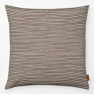 Kissen Small Stripes Black on Beige