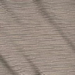 Meterware Small Stripes Black on Beige