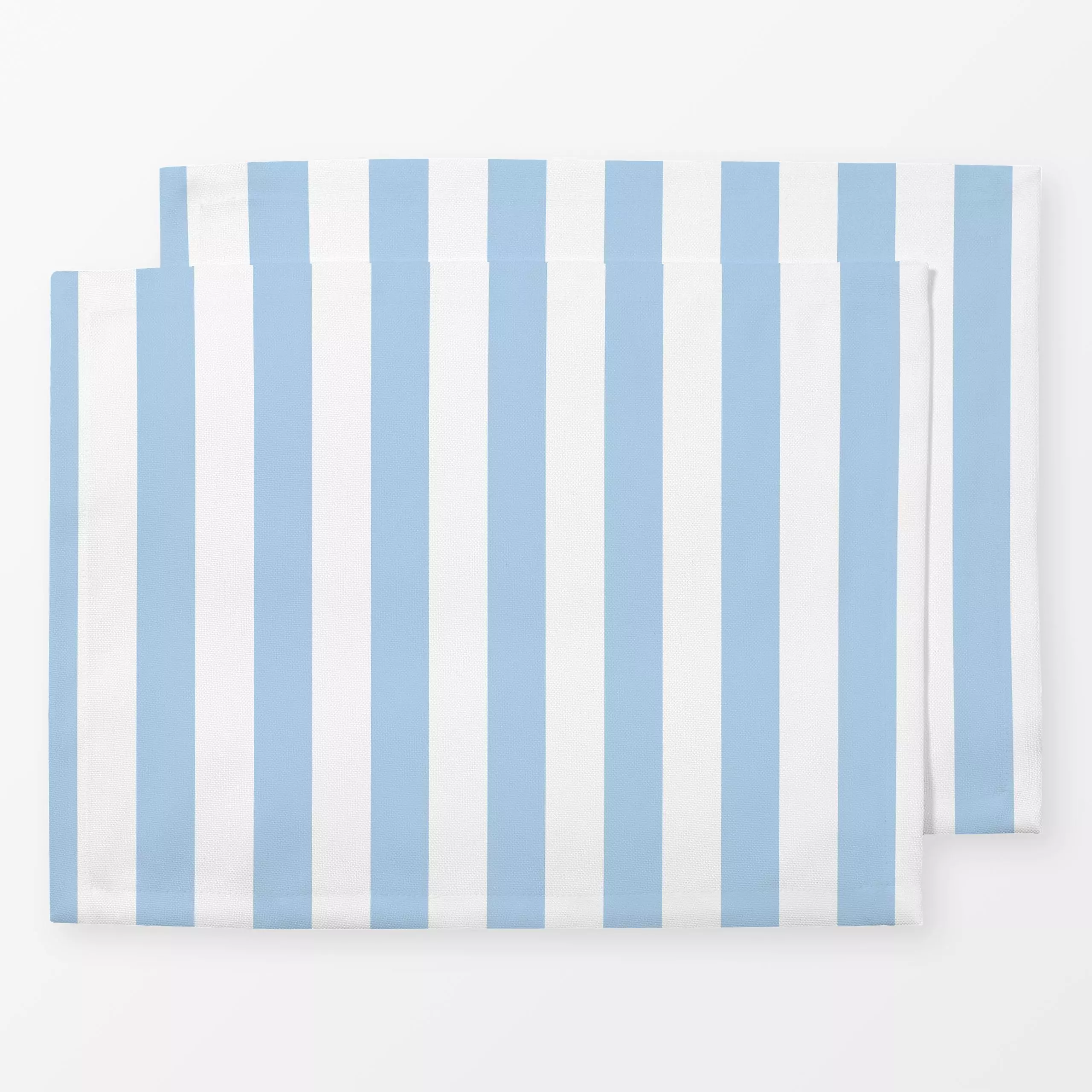 Tischset Streifen Hellblau, gemustert, Sommer, von Studio ROSAGRAU