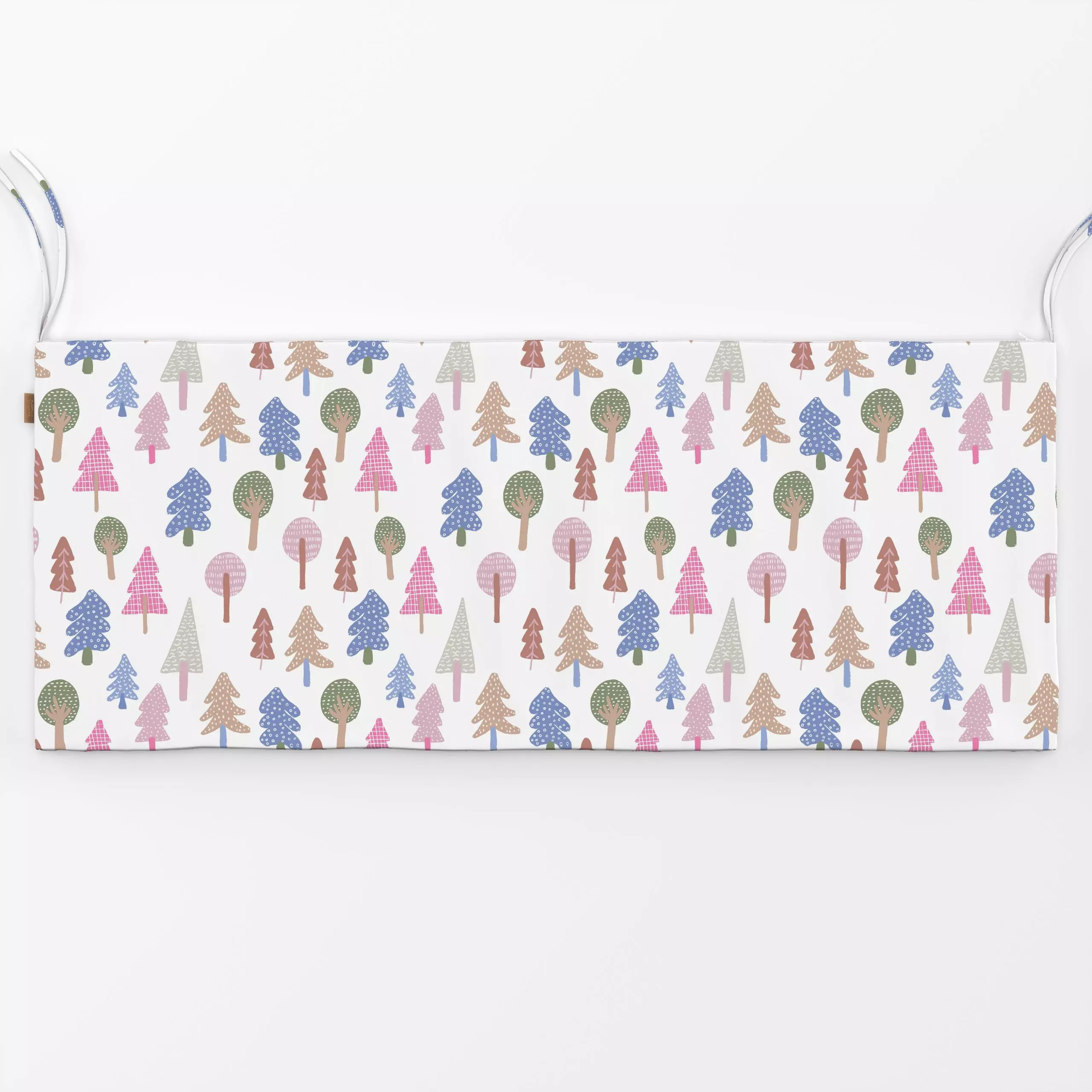 Bankauflage Color Christmas bunte Bäume - Weihnachten, Winter - von „Studio ROSAGRAU“; Bäume, Winter, Winterwald, Kollektion...