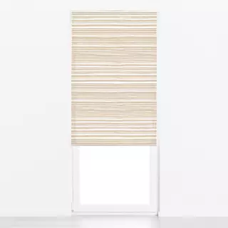 Raffrollo Wellenstreifen Beige