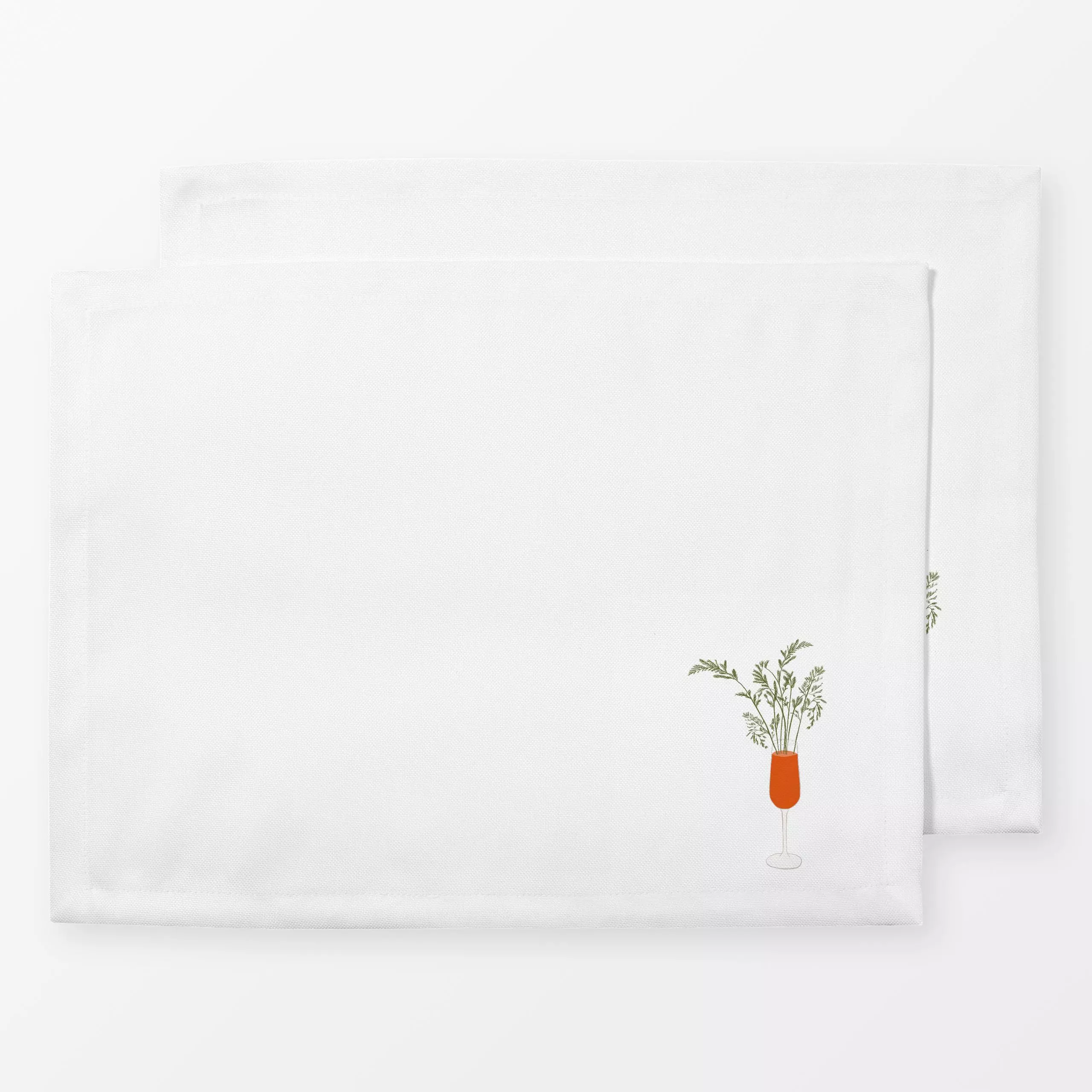 Tischset Karotten Cocktail - Frühling, Küche, Essen & Trinken, Ostern - von „Sophie Augustin Illustration"; karotte, moehren...