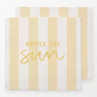 Servietten UNDER THE SUN Buttermilk