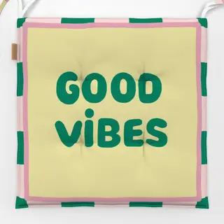 Sitzkissen Good Vibes