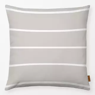 Kissen Sommerstreifen quer beige