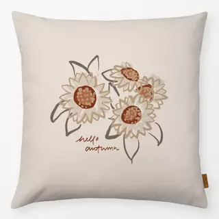 Kissen Sunflower Boquet Beige