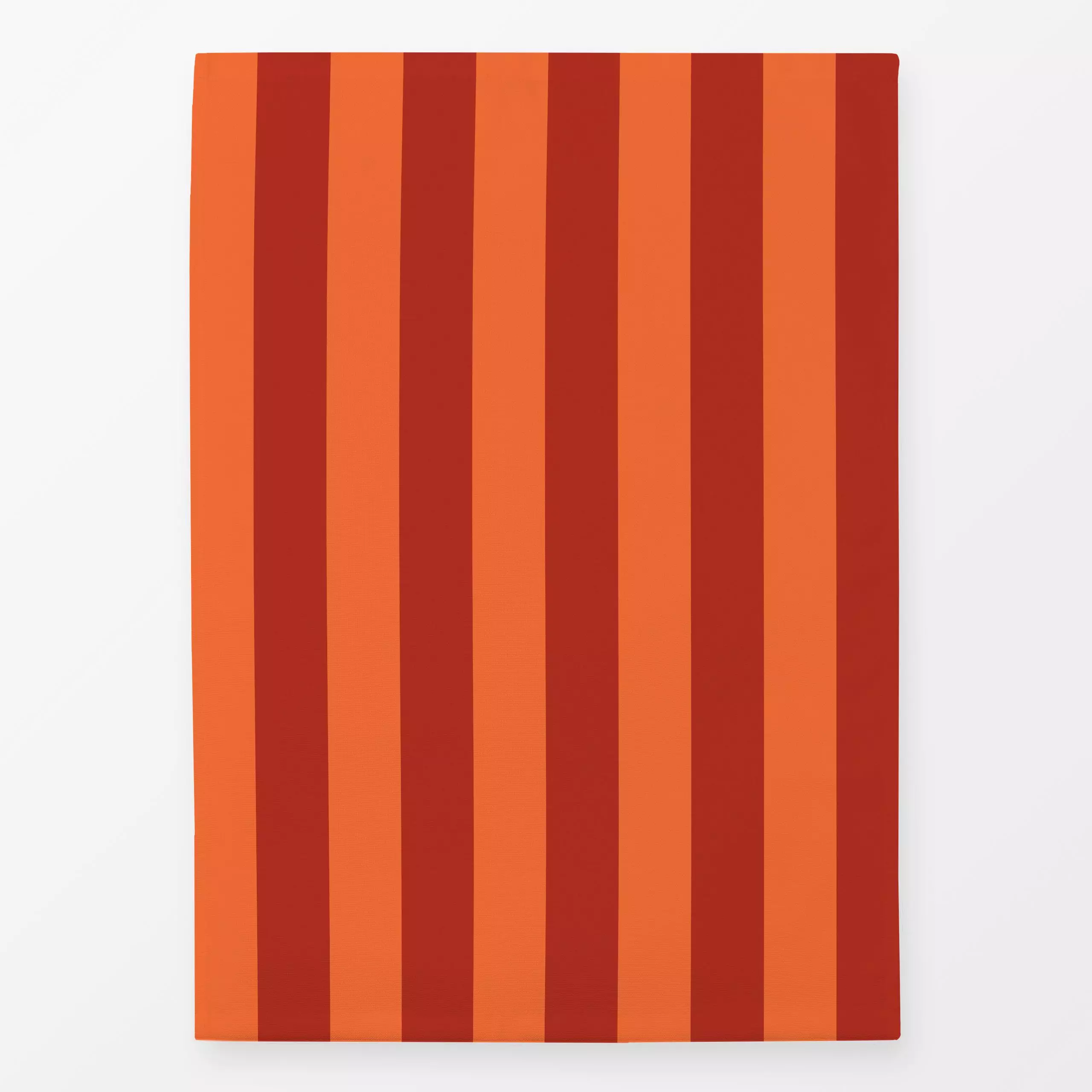 Geschirrtücher Herbstliche Streifen - Symbole & Muster - von „Andrea Haase“; Streifen, Orange, rost, klassisch, minimalistis...
