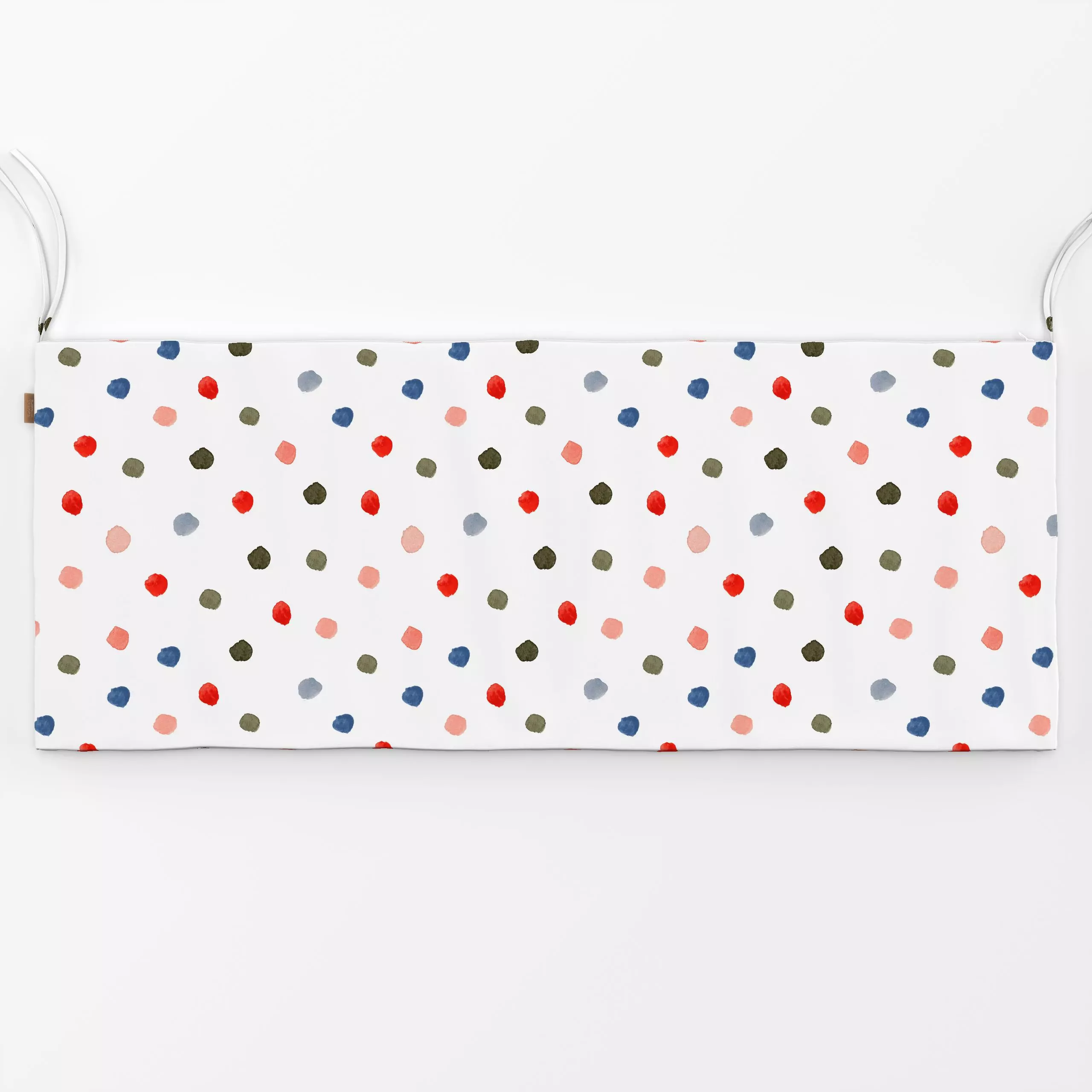 Bankauflage Winter-Punkte - Kinderzimmer & Motive für Kinder, Winter, Symbole & Muster - von „Lena Yokota"; Muster, Illustra...