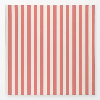 Tischdecke Stripes red ecru