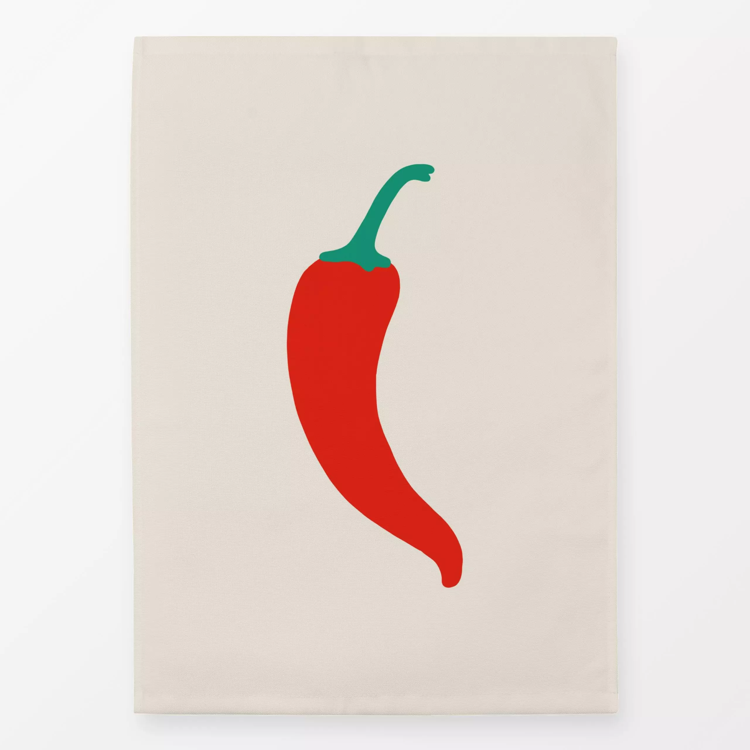 Geschirrtücher Chilli - Sommer, Gemüse - von „textilwerk"; Illustration, Sommer, trend, pink, bunt, geschenkidee, textilwerk...