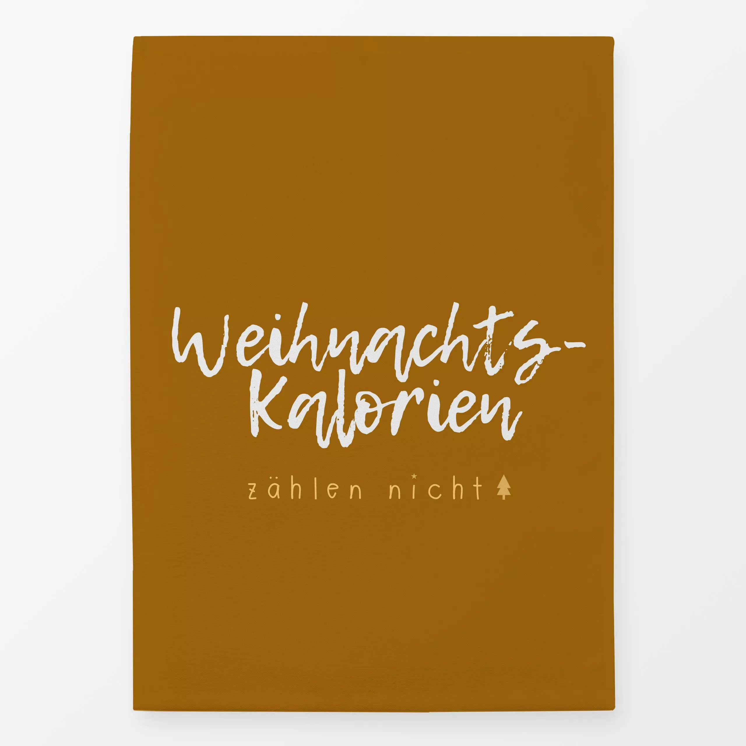 Geschirrtücher Weihnachtskalorien zählen - Sprüche & Schriftzüge, Weihnachten - von „Heyduda"; Süßigkeiten, Weihnachten, Ges...