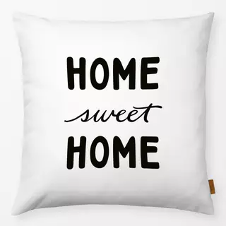 Kissen Home Sweet Home BlackWhite