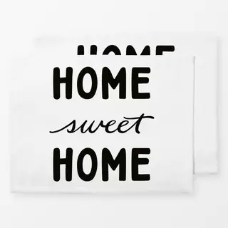 Tischset Home Sweet Home BlackWhite