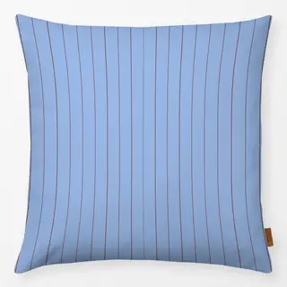 Kissen Bistro Stripes blue and red