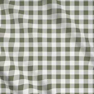 Meterware Small green Gingham