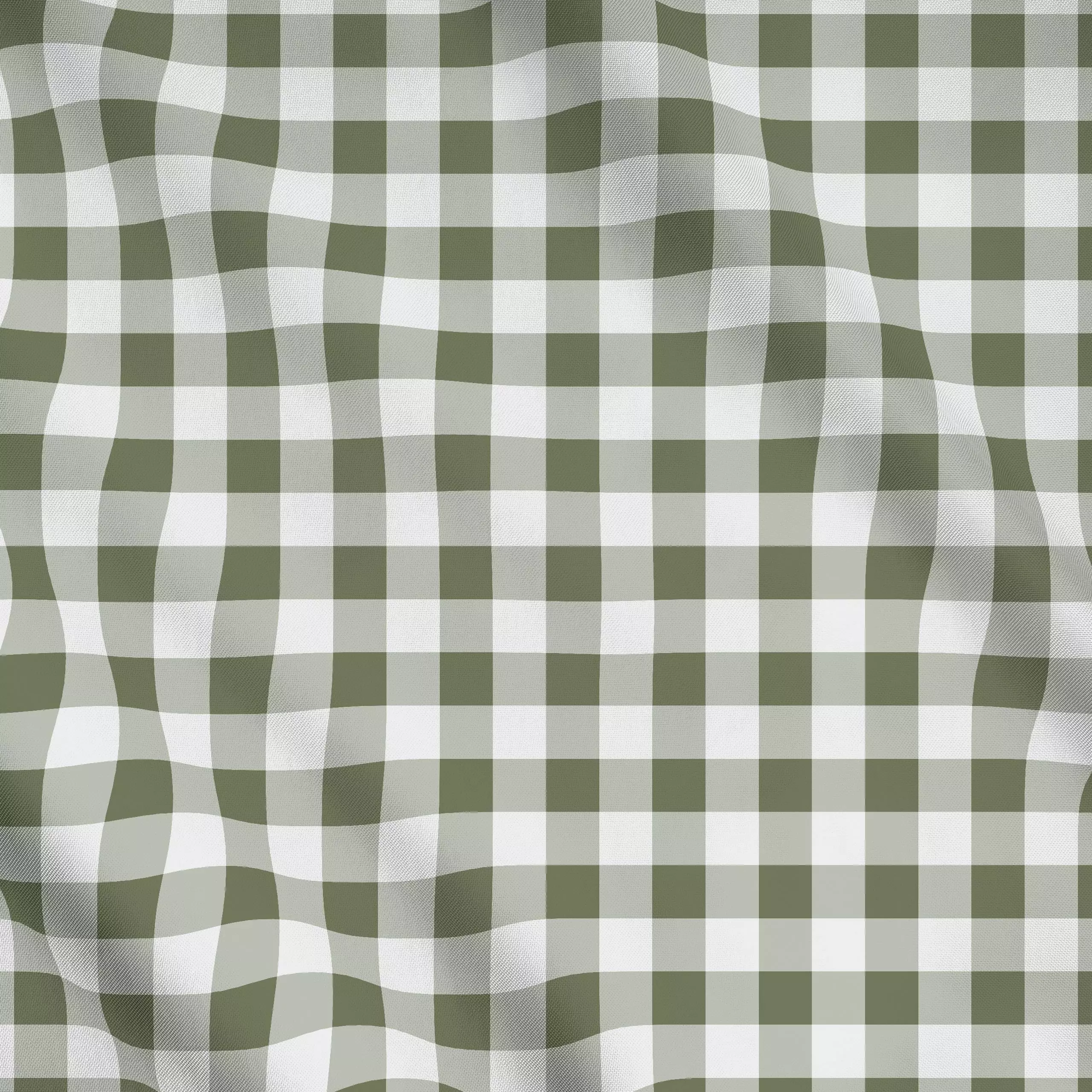 Meterware Small green Gingham, gemustert, von Lisa Jasmin Bauer